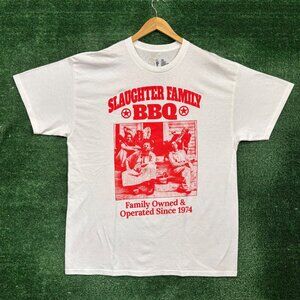 The Texas Chainsaw Massacre Slaughter Family BBQ Horror T-Shirt Extra Large